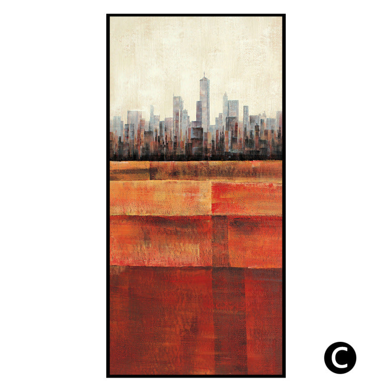Quadro città astratto