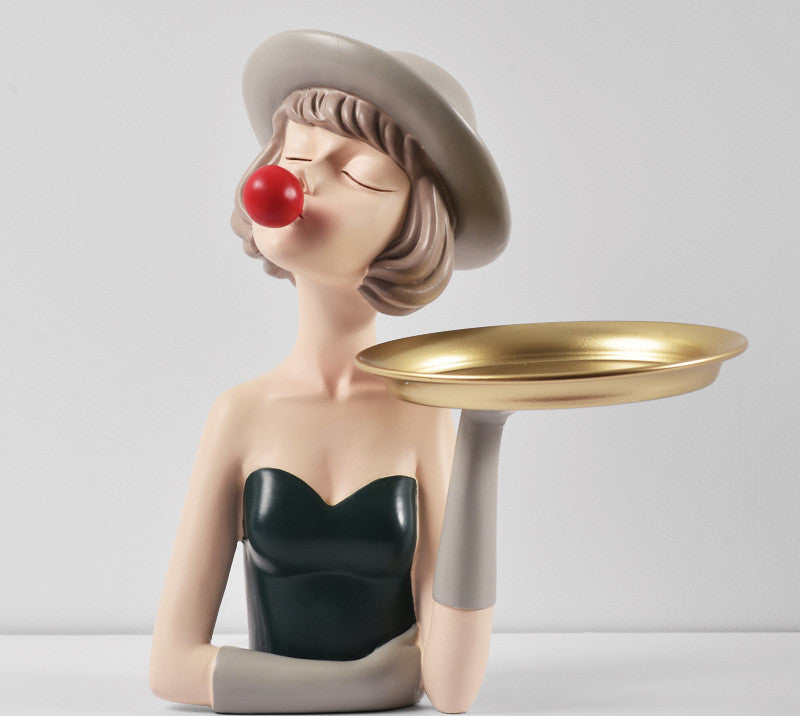 Ornamento ragazza nordico