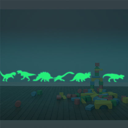 Adesivo murale dinosauro fluorescente