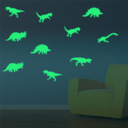 Adesivo murale dinosauro fluorescente