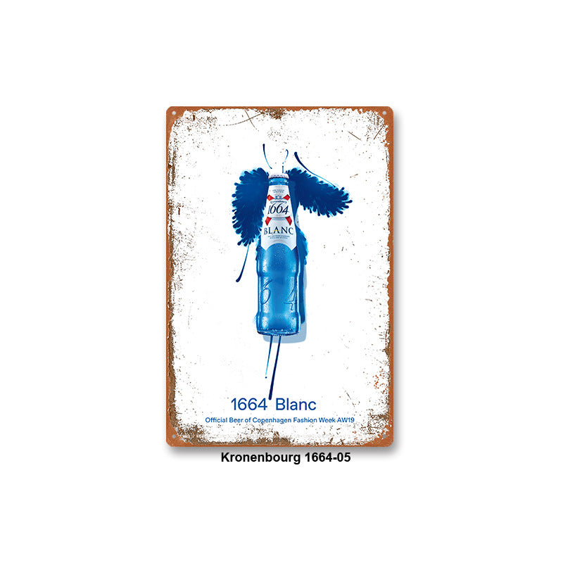 Quadro vintage birra