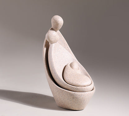 Statuetta Coppia Astratta