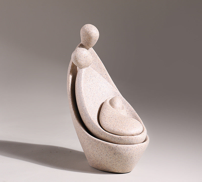 Statuetta Coppia Astratta
