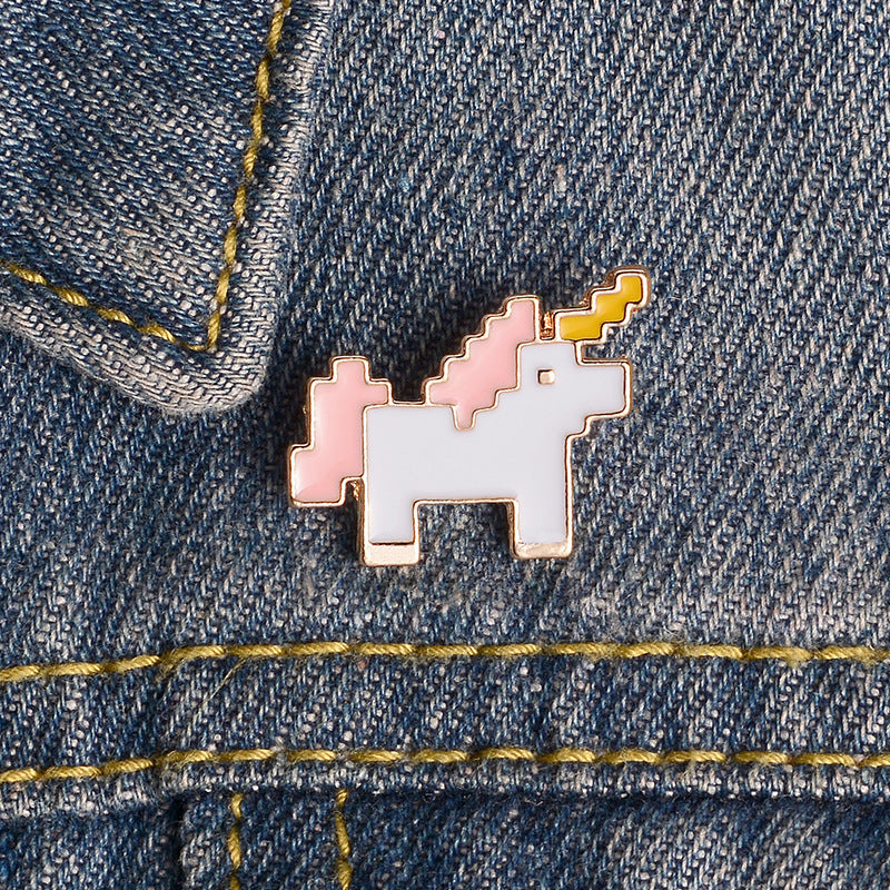 Spilla Unicorno Mosaico