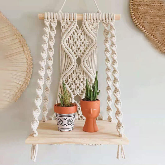Arazzo Macramé con ripiano