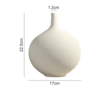 Vaso porcellana bianca