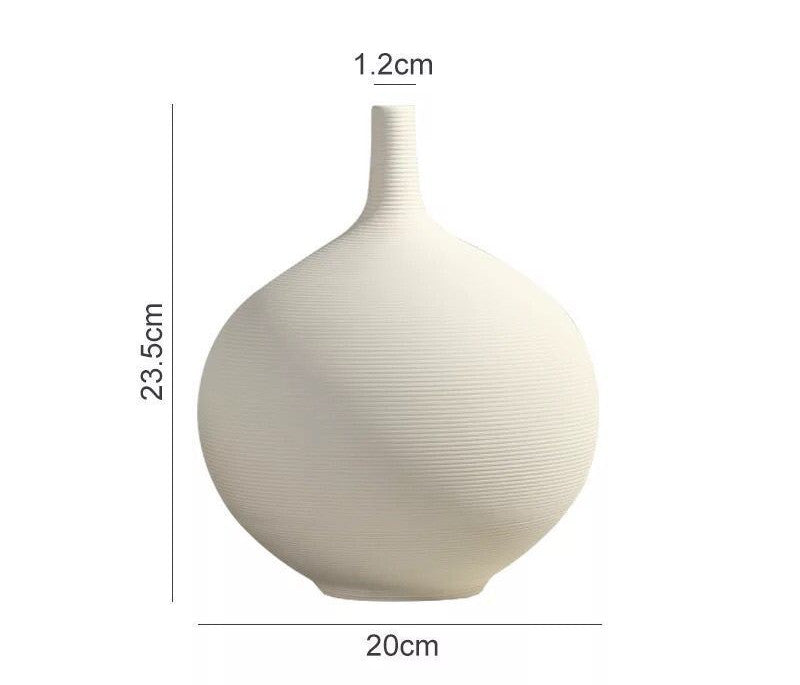 Vaso porcellana bianca