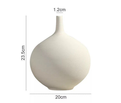 Vaso porcellana bianca