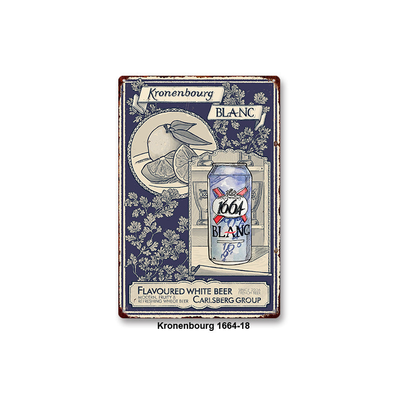 Adesivo murale Birra vintage