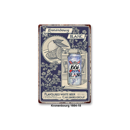 Adesivo murale Birra vintage
