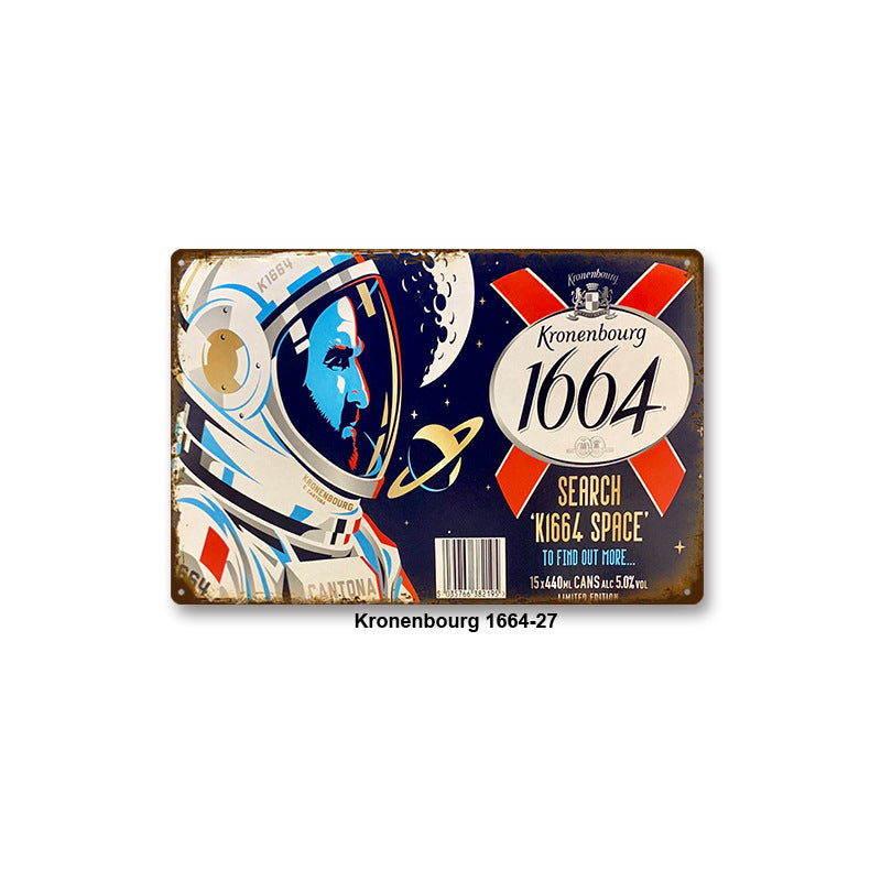 Adesivo murale Birra vintage