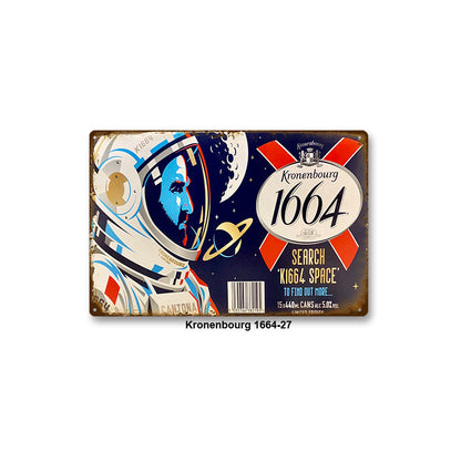 Adesivo murale Birra vintage