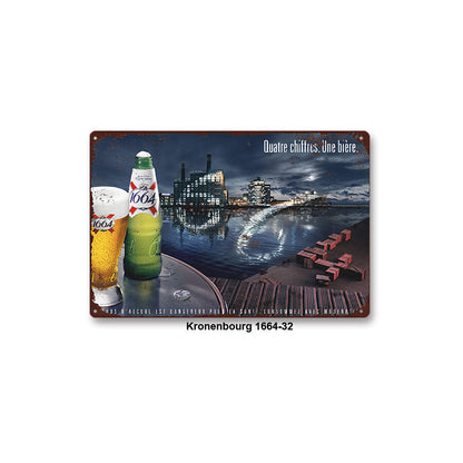 Adesivo murale Birra vintage