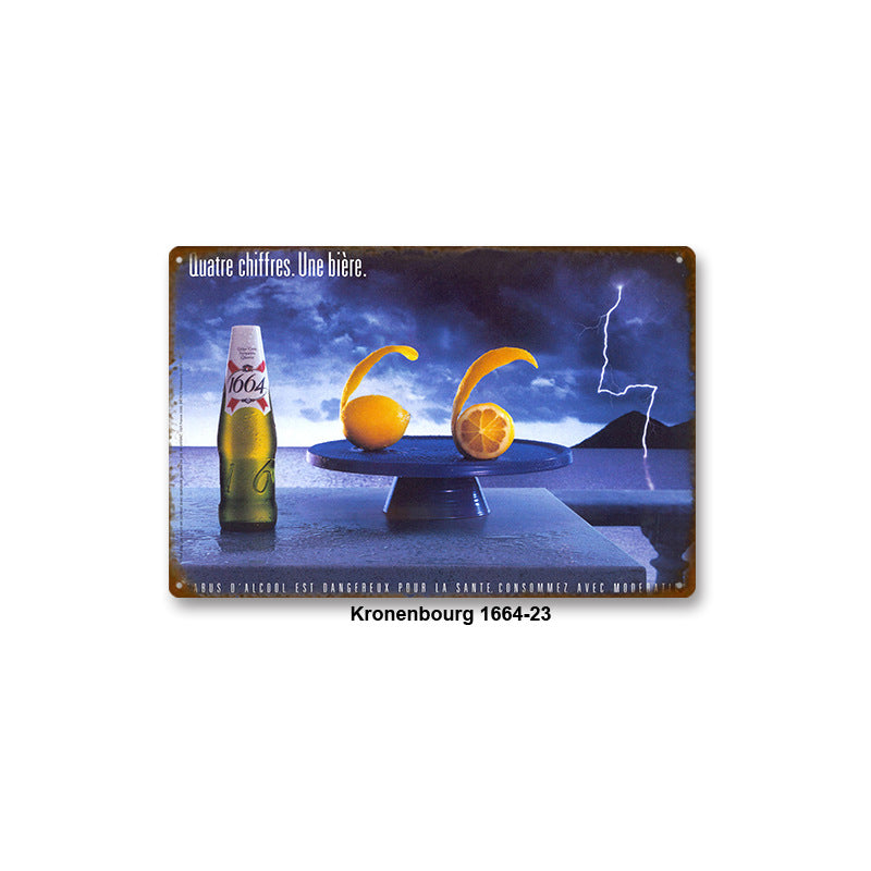 Adesivo murale Birra vintage