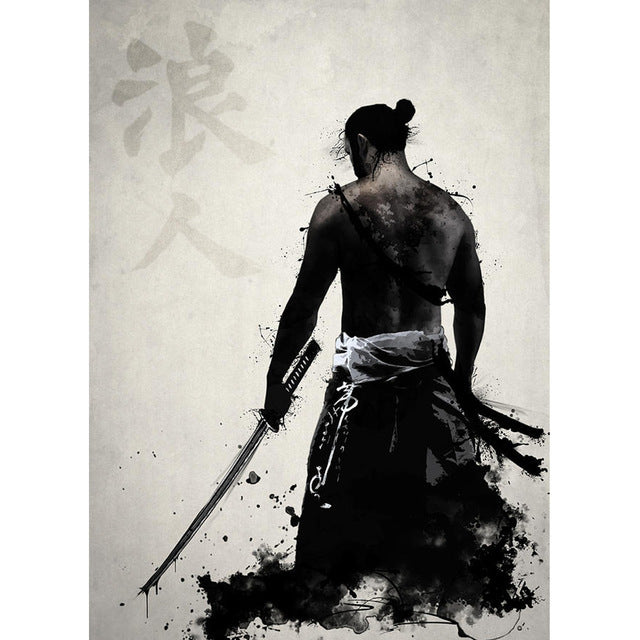 Quadro Samurai Giapponese