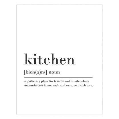 Poster famiglia stile nordico