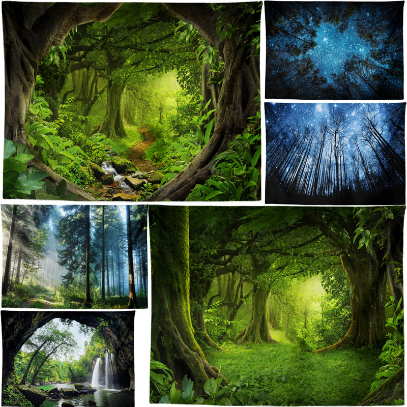 Quadro foresta verde