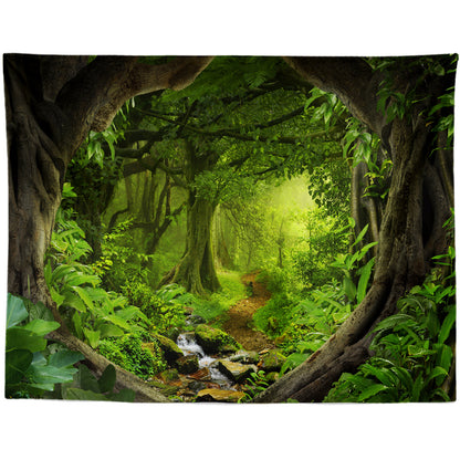 Quadro foresta verde