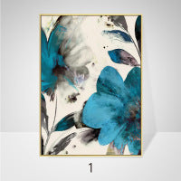 Quadro astratto fiori