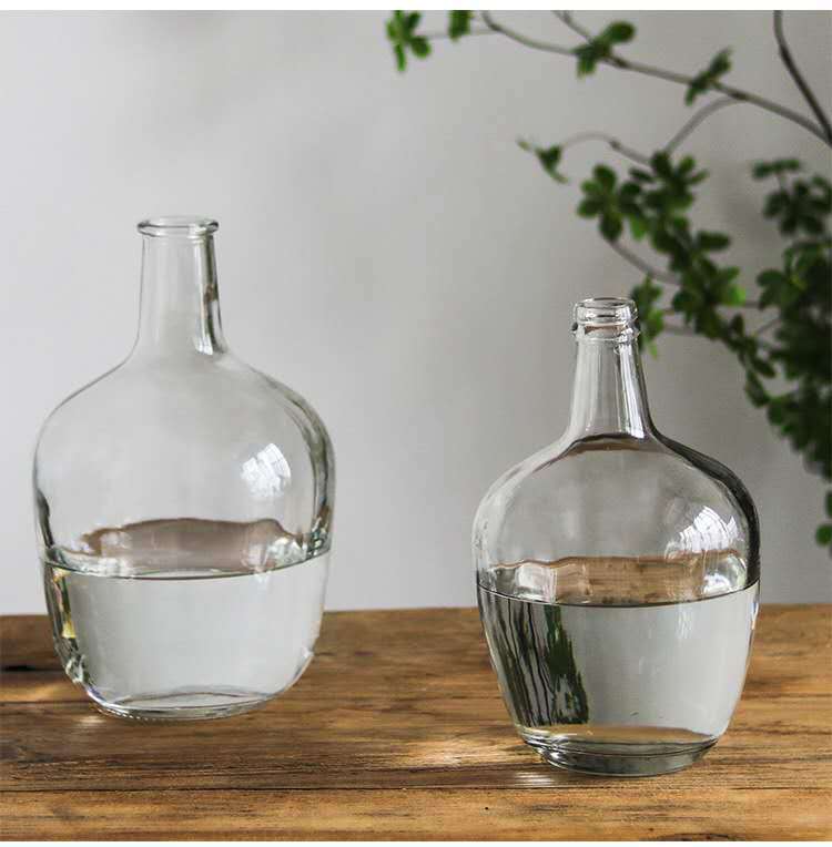 Vaso vetro trasparente