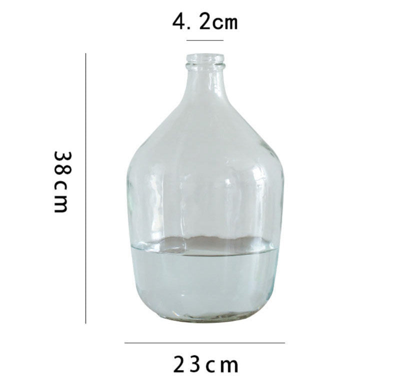Vaso vetro trasparente