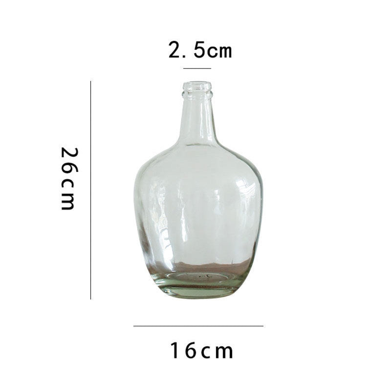 Vaso vetro trasparente
