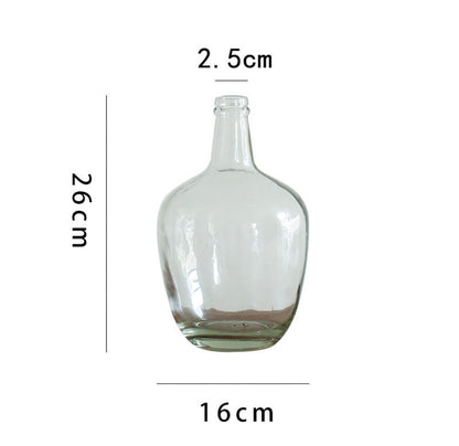 Vaso vetro trasparente