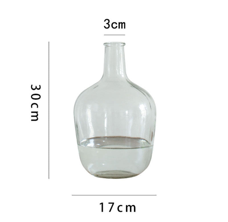 Vaso vetro trasparente
