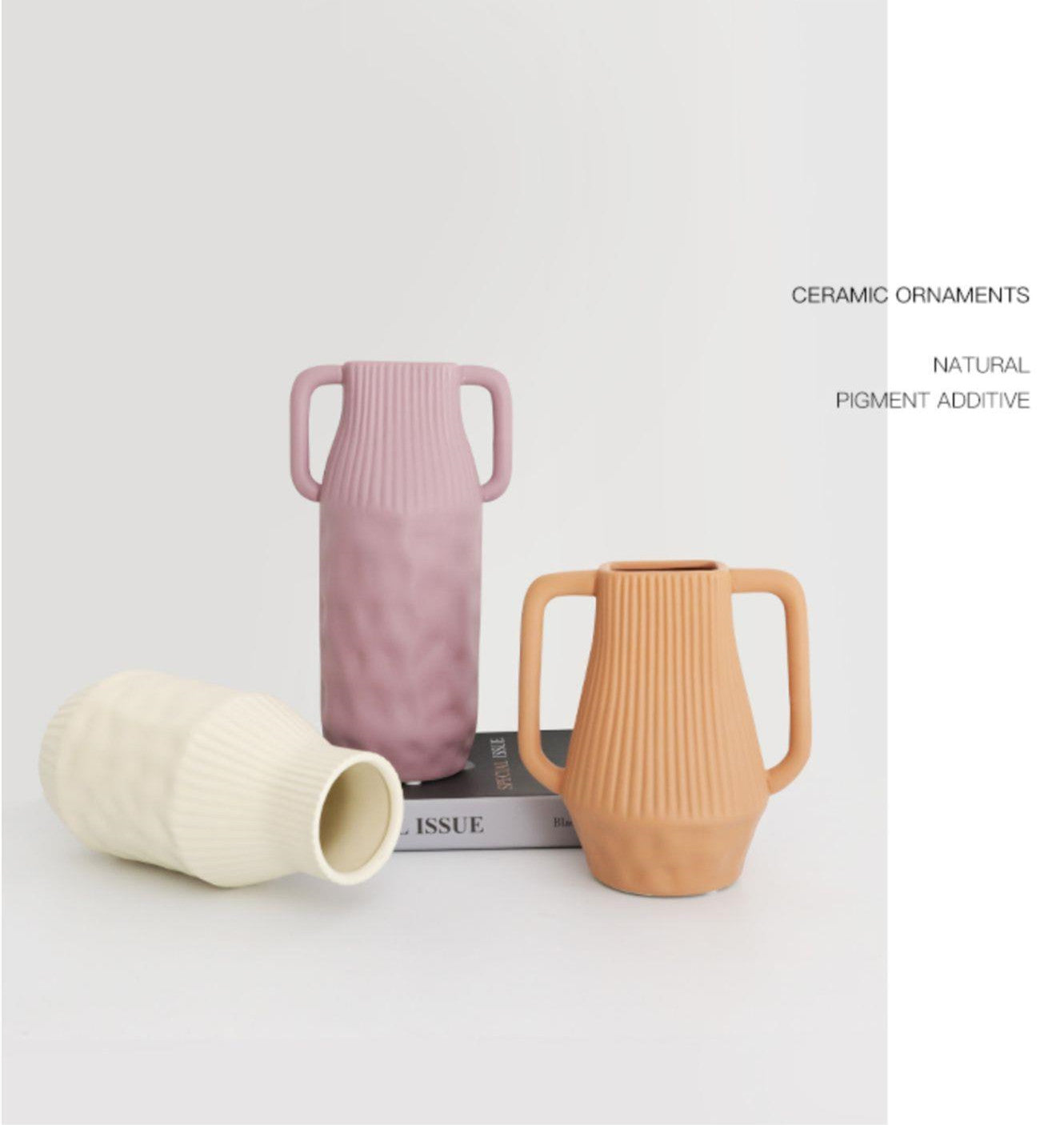 Vaso ceramica minimal