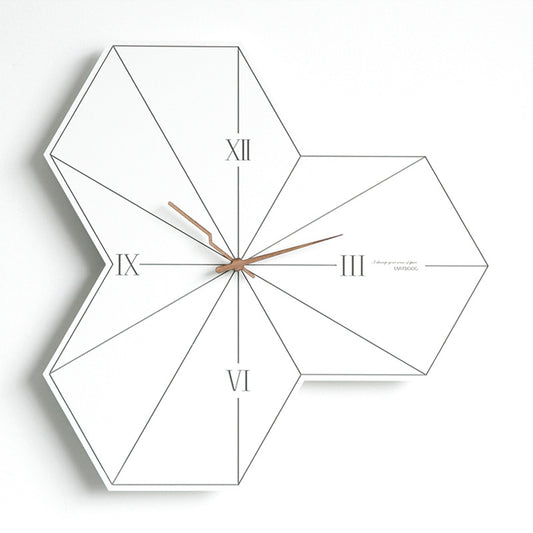 Orologio da parete Pop bianco rosso