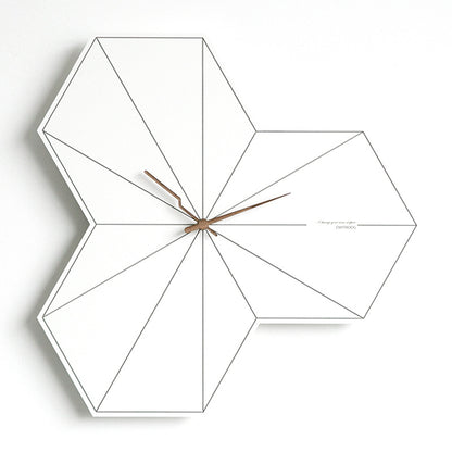 Orologio da parete Pop bianco rosso