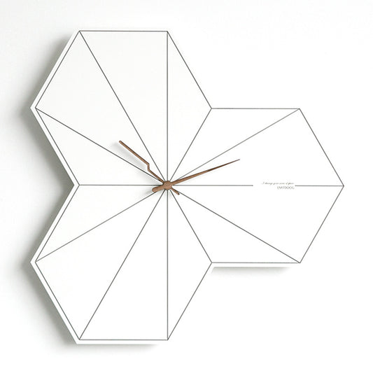 Orologio da parete Pop bianco rosso