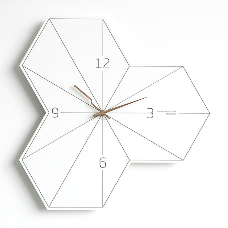 Orologio da parete Pop bianco rosso