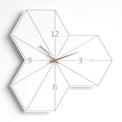Orologio da parete Pop bianco rosso