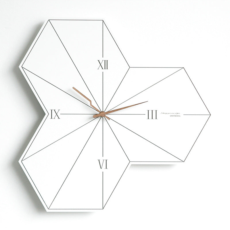 Orologio da parete Pop bianco rosso