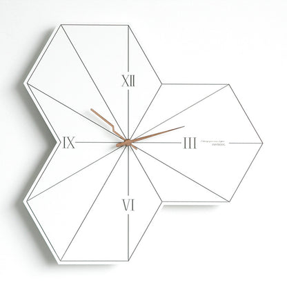 Orologio da parete Pop bianco rosso