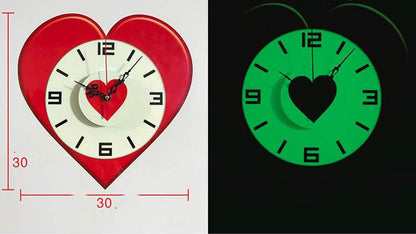 Orologio da parete Neon luminescenti