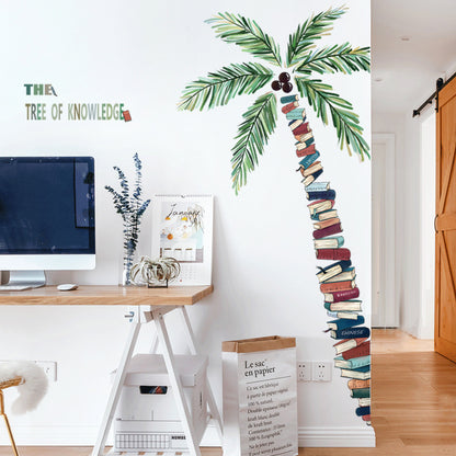 Decalcomania albero e libri