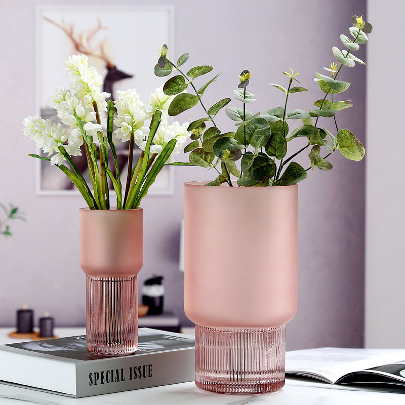Vaso cristallo satinato