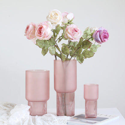 Vaso cristallo satinato