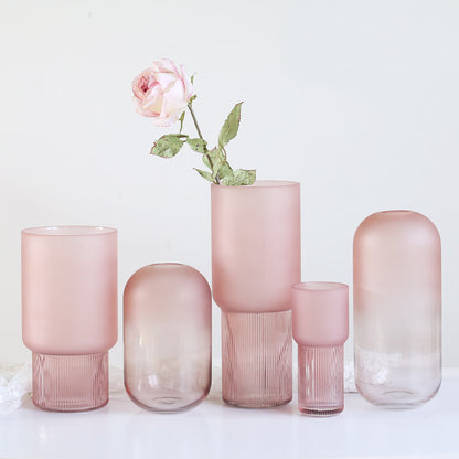 Vaso cristallo satinato
