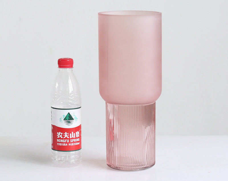 Vaso cristallo satinato