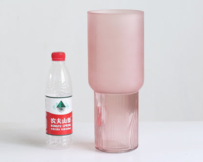 Vaso cristallo satinato