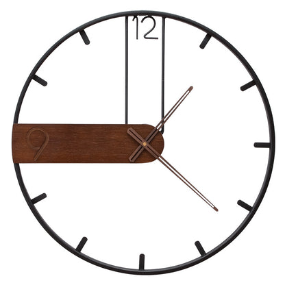 Orologio da parete Semicircolo legno