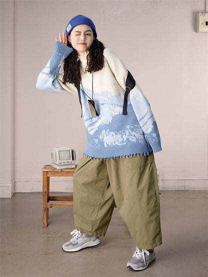 Maglione jacquard giapponese