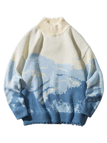 Maglione jacquard giapponese