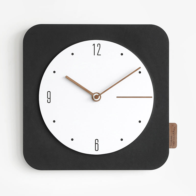 Orologio da parete Quadrato nero