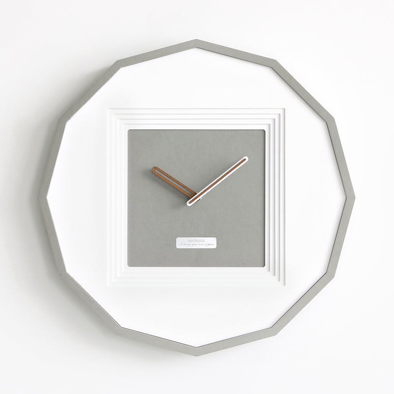 Orologio da parete Dettagli legno marcati
