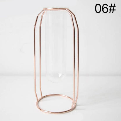 Vaso ferro e vetro
