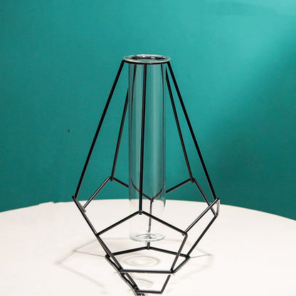 Vaso ferro e vetro